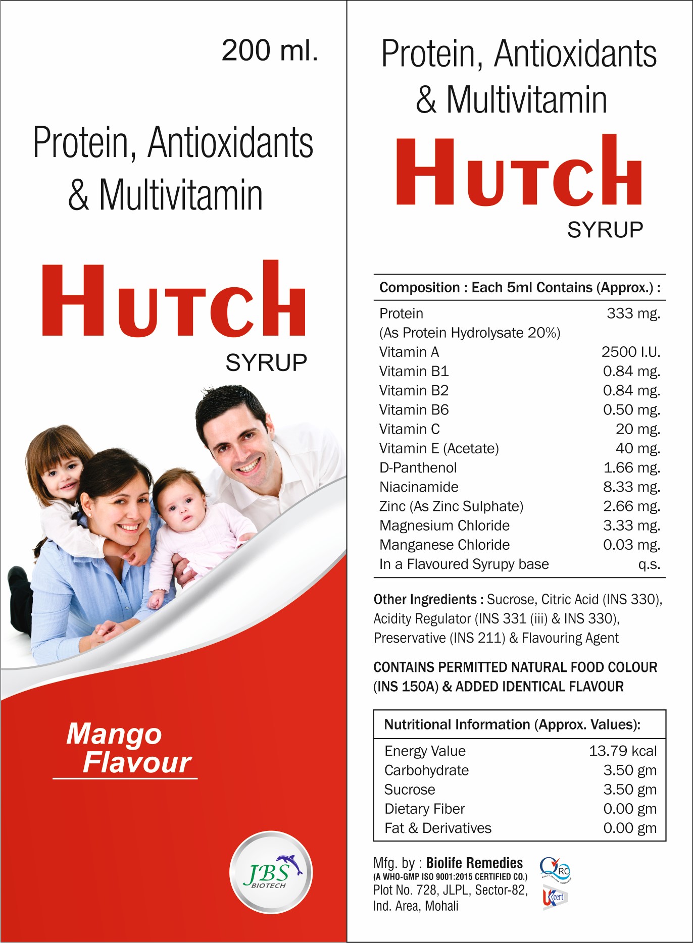 HUTCH SYP 200ML